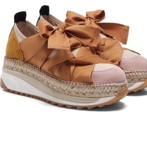 Free People Boho wedge shoes sneakers